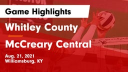 Whitley County  vs McCreary Central  Game Highlights - Aug. 21, 2021