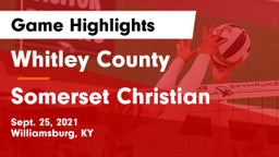 Whitley County  vs Somerset Christian Game Highlights - Sept. 25, 2021