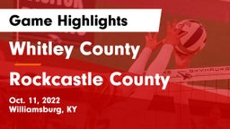 Whitley County  vs Rockcastle County  Game Highlights - Oct. 11, 2022