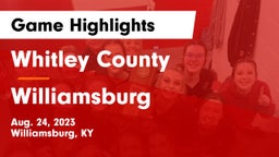 Whitley County  vs Williamsburg   Game Highlights - Aug. 24, 2023