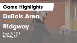 DuBois Area  vs Ridgway Game Highlights - Sept. 7, 2021