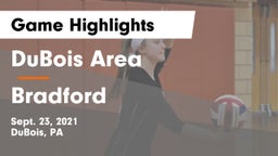 DuBois Area  vs Bradford  Game Highlights - Sept. 23, 2021