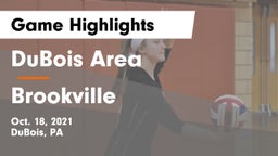 DuBois Area  vs Brookville  Game Highlights - Oct. 18, 2021