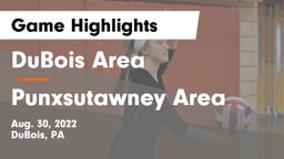 DuBois Area  vs Punxsutawney Area Game Highlights - Aug. 30, 2022