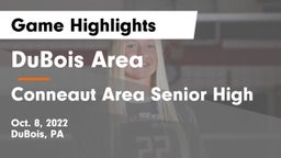 DuBois Area  vs Conneaut Area Senior High Game Highlights - Oct. 8, 2022
