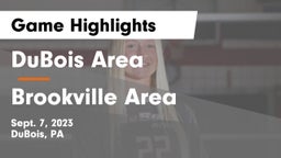 DuBois Area  vs Brookville Area Game Highlights - Sept. 7, 2023