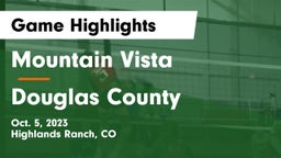 Mountain Vista  vs Douglas County  Game Highlights - Oct. 5, 2023