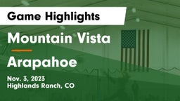 Mountain Vista  vs Arapahoe  Game Highlights - Nov. 3, 2023