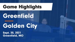 Greenfield  vs Golden City   Game Highlights - Sept. 30, 2021