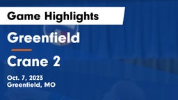 Greenfield  vs Crane 2 Game Highlights - Oct. 7, 2023