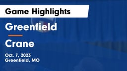 Greenfield  vs Crane Game Highlights - Oct. 7, 2023