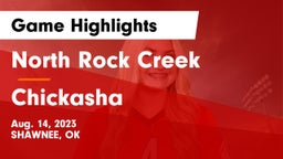 North Rock Creek  vs Chickasha  Game Highlights - Aug. 14, 2023