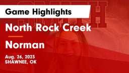 North Rock Creek  vs Norman Game Highlights - Aug. 26, 2023