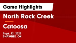 North Rock Creek  vs Catoosa  Game Highlights - Sept. 22, 2023