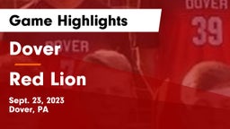Dover  vs Red Lion  Game Highlights - Sept. 23, 2023