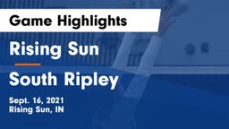 Rising Sun  vs South Ripley Game Highlights - Sept. 16, 2021