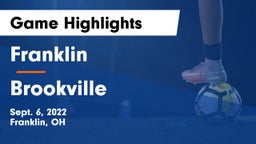 Franklin  vs Brookville  Game Highlights - Sept. 6, 2022