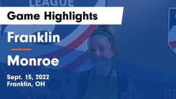 Franklin  vs Monroe  Game Highlights - Sept. 15, 2022