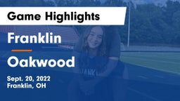 Franklin  vs Oakwood  Game Highlights - Sept. 20, 2022