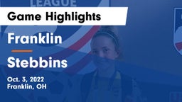 Franklin  vs Stebbins Game Highlights - Oct. 3, 2022