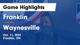Franklin  vs Waynesville  Game Highlights - Oct. 11, 2022