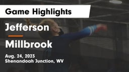 Jefferson  vs Millbrook  Game Highlights - Aug. 24, 2023