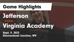 Jefferson  vs Virginia Academy Game Highlights - Sept. 9, 2023