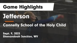 Jefferson  vs Connelly School of the Holy Child  Game Highlights - Sept. 9, 2023