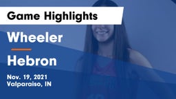 Wheeler  vs Hebron  Game Highlights - Nov. 19, 2021