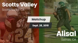 Matchup: Scotts Valley High vs. Alisal  2018