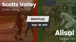 Matchup: Scotts Valley High vs. Alisal  2018