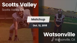 Matchup: Scotts Valley High vs. Watsonville  2018