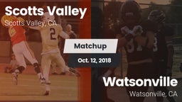 Matchup: Scotts Valley High vs. Watsonville  2018