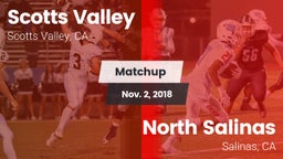 Matchup: Scotts Valley High vs. North Salinas  2018