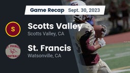 Recap: Scotts Valley  vs. St. Francis  2023