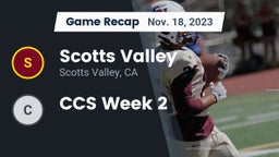 Recap: Scotts Valley  vs. CCS Week 2 2023