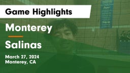 Monterey  vs Salinas  Game Highlights - March 27, 2024