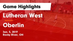 Lutheran West  vs Oberlin  Game Highlights - Jan. 5, 2019