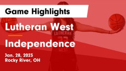 Lutheran West  vs Independence  Game Highlights - Jan. 28, 2023