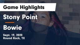 Stony Point  vs Bowie  Game Highlights - Sept. 19, 2020