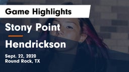 Stony Point  vs Hendrickson  Game Highlights - Sept. 22, 2020