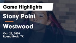 Stony Point  vs Westwood  Game Highlights - Oct. 23, 2020