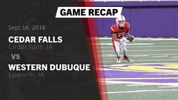 Recap: Cedar Falls  vs. Western Dubuque  2016