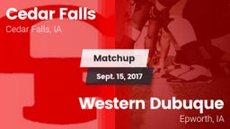 Matchup: Cedar Falls High vs. Western Dubuque  2017