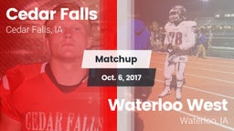 Matchup: Cedar Falls High vs. Waterloo West  2017