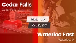 Matchup: Cedar Falls High vs. Waterloo East  2017