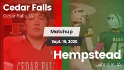 Matchup: Cedar Falls High vs. Hempstead  2020