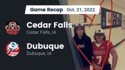 Recap: Cedar Falls  vs. Dubuque  2022