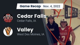 Recap: Cedar Falls  vs. Valley  2022