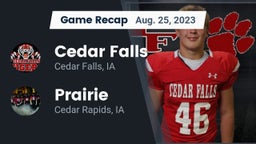 Recap: Cedar Falls  vs. Prairie  2023